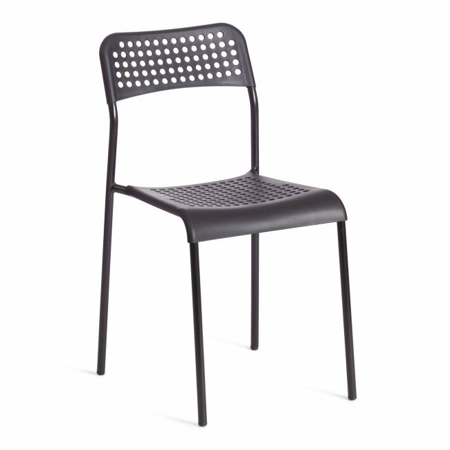 Стул ADDE (mod. C-049) / 1 шт. в упаковке металл/пластик, 39 х 49 х 78 см, Black (черный) черный