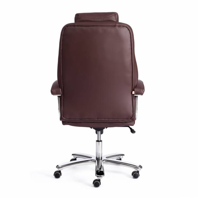 Кресло Trust (max) кож/зам, коричневый/коричневый стеганный/коричневый, 36-36/36-36/6/36-36/06 коричневый/коричневый стеганный/коричневый кож/зам