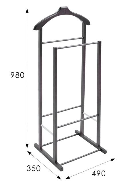 Вешалка костюмная В 27Н венге