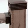 Ограждения Holzhof WoodStyle с тиснением "под дерево", венге (комплект в коробке)	 Ограждения Holzhof WoodStyle с тиснением "под дерево", венге (комплект в коробке)