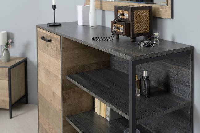 Стенка в гостиную с подсветкой серии Трувор № 21 цвет дуб гранж песочный/интра Стенка в гостиную с подсветкой серии Трувор № 21 цвет дуб гранж песочный/интра