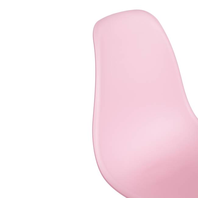 Стул Сindy Eames/Синди Имс] (мод. 001)/1 шт. в упаковке дерево бук/металл/сиденье пластик, 51х46х82.5см, светло-розовый светло-розовый/light pink дерево бук/металл/сиденье пластик