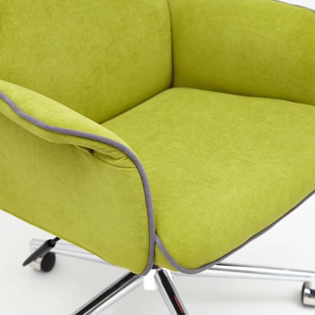 Кресло CHARM флок , олива, 23 олива флок