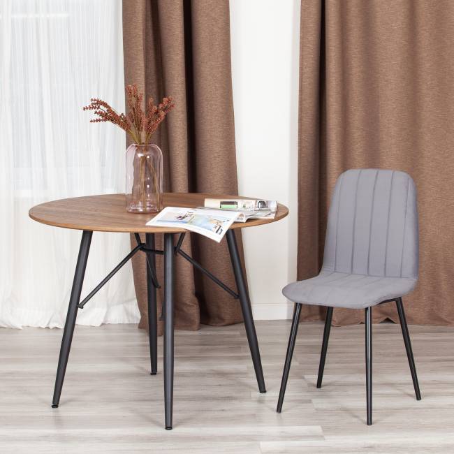 Стул ARC / 1 шт. в упаковке Велюр/металл , 46 х 52 х 88 см, темно-серый/черный темно-серый Велюр/металл Стул ARC / 1 шт. в упаковке Велюр/металл , 46 х 52 х 88 см, темно-серый/черный темно-серый Велюр/металл