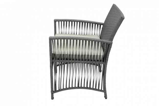 Набор мебели Лондон (стол+2кресла+диван ротанг серо-бежевый, подушки бежевые) Набор мебели Лондон (стол+2кресла+диван ротанг серо-бежевый, подушки бежевые)