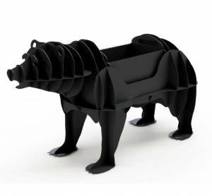 Мангал разборный "Медведь на лапах", ST3, 3мм