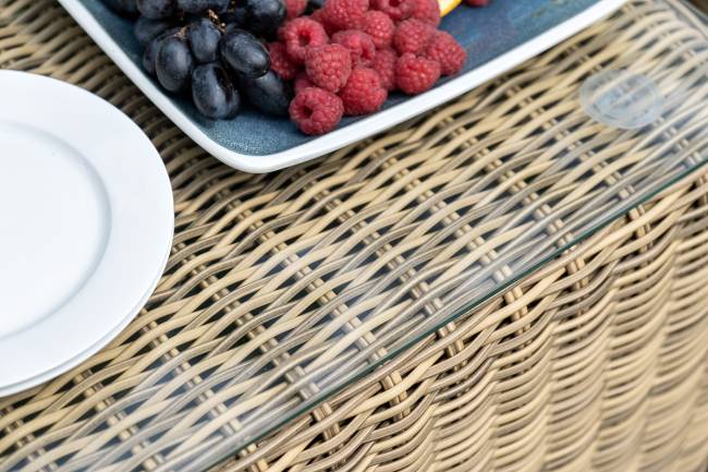 "Кон Панна" столик журнальный из искусственного ротанга, цвет соломенный "Кон Панна" столик журнальный из искусственного ротанга, цвет соломенный