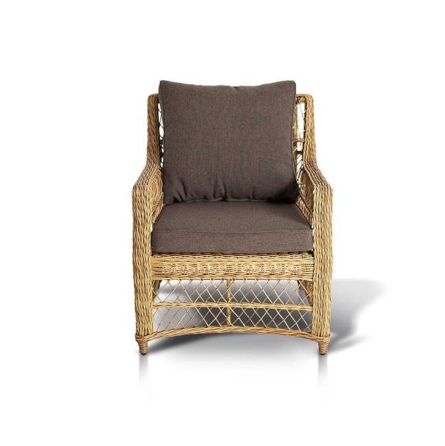 "Гранд Латте" кресло из искусственного ротанга, цвет соломенный "Гранд Латте" кресло из искусственного ротанга, цвет соломенный