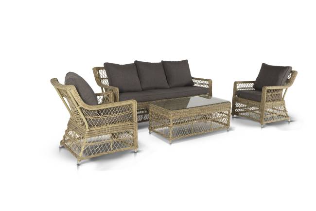 "Гранд Латте" кресло из искусственного ротанга, цвет соломенный "Гранд Латте" кресло из искусственного ротанга, цвет соломенный