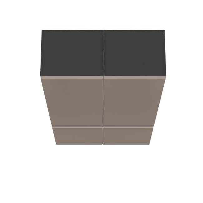 Два шкафа Сидней 13.200 цвет антрацит/МДФ веллюто капучино Два шкафа Сидней 13.200 цвет антрацит/МДФ веллюто капучино