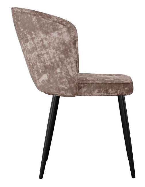 Стул DikLine 348 поворотный M05 шоколад, ножки черные Стул DikLine 348 поворотный M05 шоколад, ножки черные