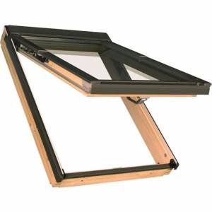 Мансардное окно FAKRO FPP-V U3 PreSelect Lux, однокамерный морозостойкий, дерево 134х98 Мансардное окно FAKRO FPP-V U3 PreSelect Lux, однокамерный морозостойкий, дерево 134х98