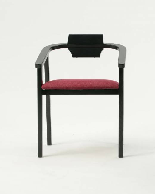 Стул-кресло Челси ПМ чёрный/красный