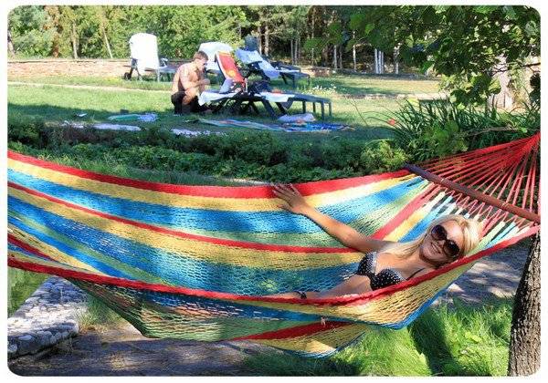 Гамак одноместный плетеный MEXICO красный mixed Гамак одноместный плетеный MEXICO красный mixed