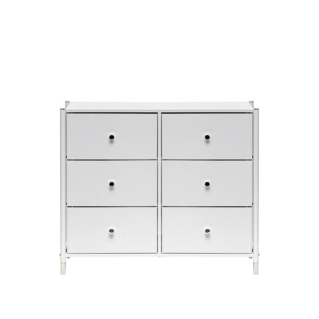 Комод Leset Хайди 6 ящиков Белый Белый