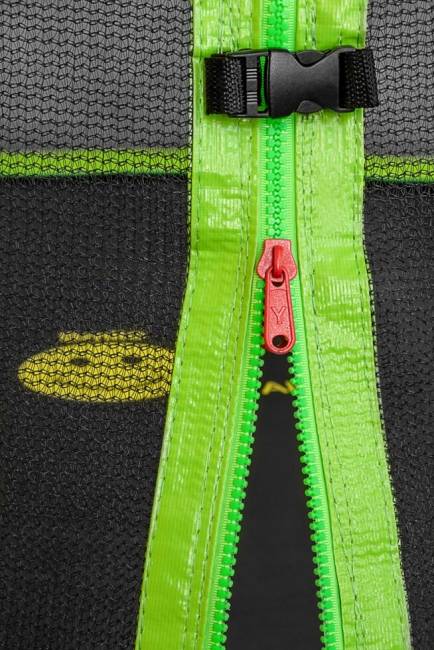 Батут "Smile outside", зеленый 12ft с защитной сеткой и лестницей Батут "Smile outside", зеленый 12ft с защитной сеткой и лестницей