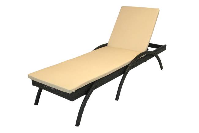 Лежак -шезлонг Риччи ротанг искусственный