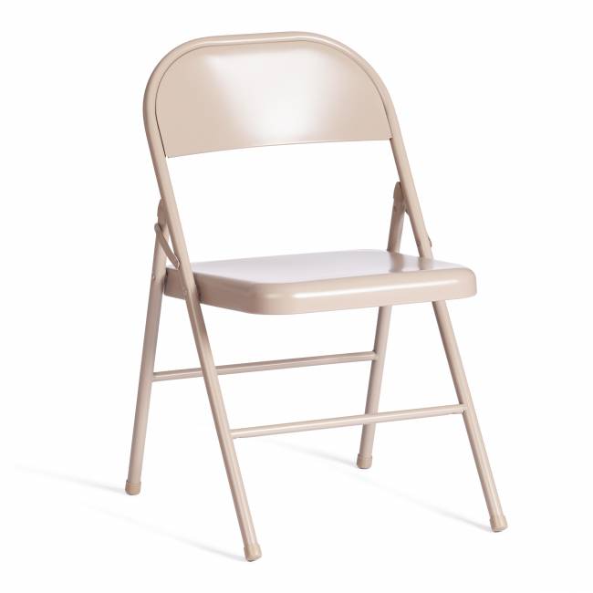 Стул складной FOLDER (mod. 3023(II)) металлический, 46,5 x 48 x 75, 7-beige (Комплект из 6 шт.) 7-beige металлический