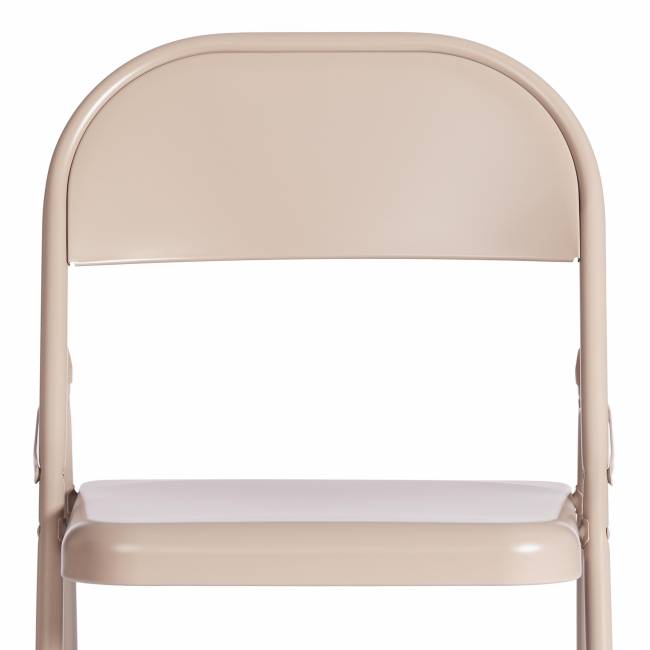 Стул складной FOLDER (mod. 3023(II)) металлический, 46,5 x 48 x 75, 7-beige (Комплект из 6 шт.) бежевый металлический Стул складной FOLDER (mod. 3023(II)) металлический, 46,5 x 48 x 75, 7-beige (Комплект из 6 шт.) бежевый металлический
