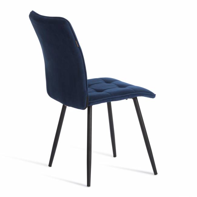 Стул обеденный Bari велюр, 46х55х89, Blue (синий) синий велюр Стул обеденный Bari велюр, 46х55х89, Blue (синий) синий велюр