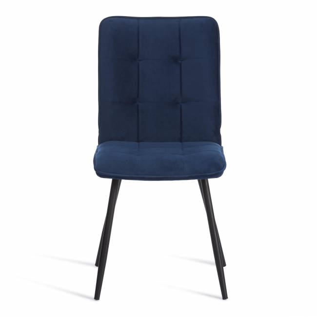Стул обеденный Bari велюр, 46х55х89, Blue (синий) синий велюр Стул обеденный Bari велюр, 46х55х89, Blue (синий) синий велюр