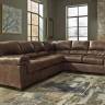 Диван Bladen 12003 угловой модульный (1200055+1200067), 230х23090х94 см, коричневый