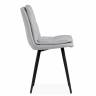 Стул на металлокаркасе Майк светло-серый / черный