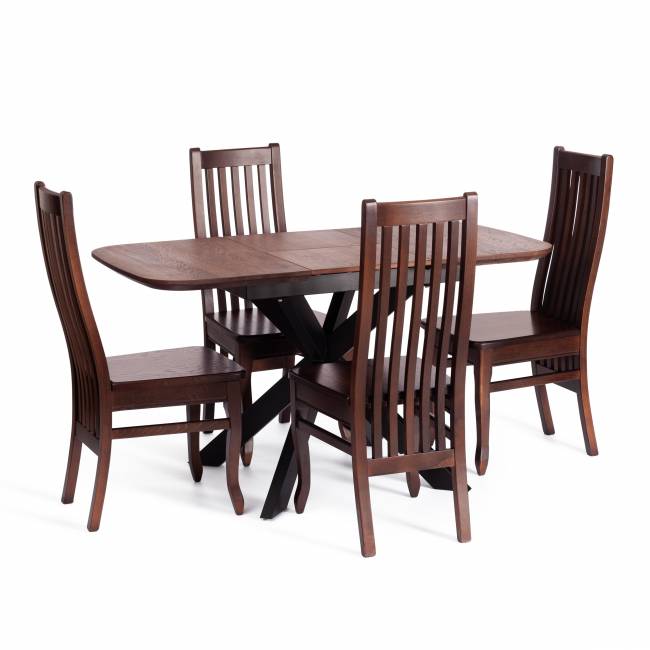 Стул DOLCE жёсткое сидение бук, мдф, 40х46х100см, Tobacco коричневый бук, мдф