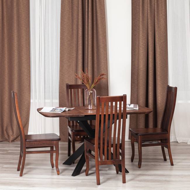 Стул DOLCE жёсткое сидение бук, мдф, 40х46х100см, Tobacco коричневый бук, мдф