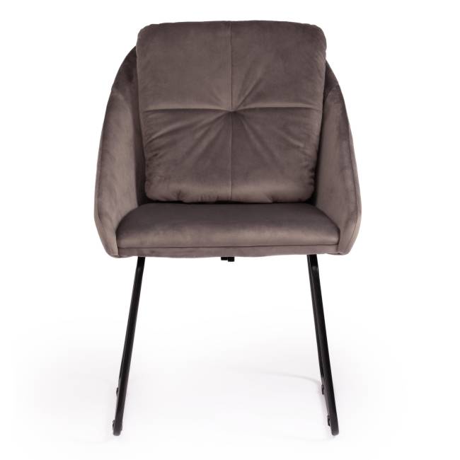 Кресло STAR (mod. CY-1919) вельвет/металл, 68 х 60 х 88 см , серый (HLR 24)/черный (Комплект из 2 шт.) серый (HLR 24)/черный вельвет/металл Кресло STAR (mod. CY-1919) вельвет/металл, 68 х 60 х 88 см , серый (HLR 24)/черный (Комплект из 2 шт.) серый (HLR 24)/черный вельвет/металл