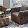 "Капучино Сингл" лаунж-зона из искусственного ротанга, цвет коричневый "Капучино Сингл" лаунж-зона из искусственного ротанга, цвет коричневый