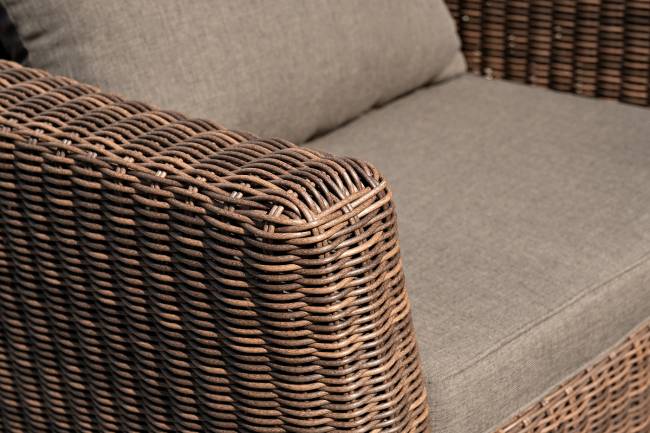 "Капучино Сингл" лаунж-зона из искусственного ротанга, цвет коричневый "Капучино Сингл" лаунж-зона из искусственного ротанга, цвет коричневый