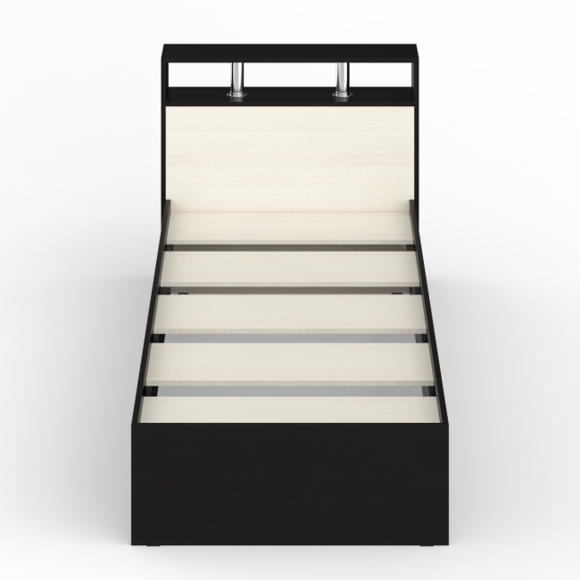 Кровать Камелия 900 цвет венге/дуб лоредо Кровать Камелия 900 цвет венге/дуб лоредо