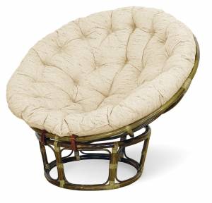 Кресло "PAPASAN" олива белая подушка Кресло "PAPASAN" олива белая подушка