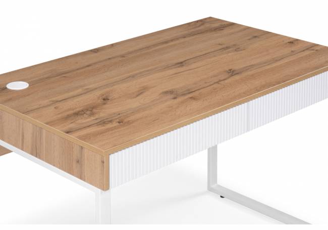 Компьютерный стол Реус 115х70х77 дуб вотан / белый