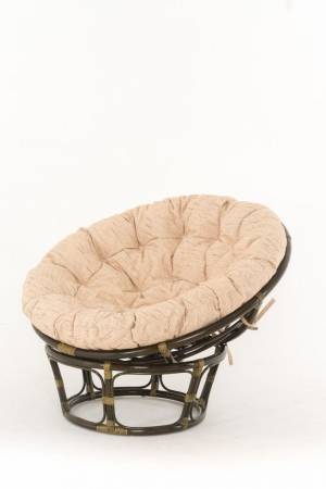 Кресло "PAPASAN"  темный коньяк рогожка Кресло "PAPASAN"  темный коньяк рогожка
