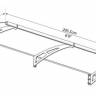 Дверной козырек Palram Canopia Aquila 2050