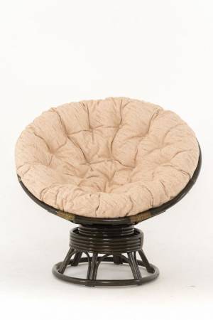 Кресло-качалка "PAPASAN"  темный коньяк с механизмом рогожка Кресло-качалка "PAPASAN"  темный коньяк с механизмом рогожка