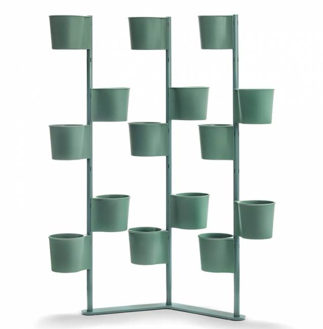 Кашпо пластиковое Hevea зеленый 1335х530х1750 мм