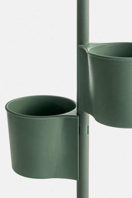 Кашпо пластиковое Hevea зеленый 1335х530х1750 мм