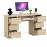 Компьютерный стол с двумя тумбами Мори МС-2 цвет дуб сонома