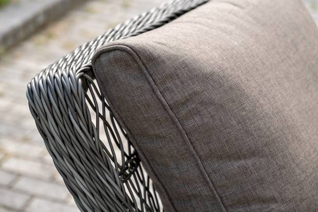 "Гранд Латте" лаунж-зона из искусственного ротанга, цвет графит