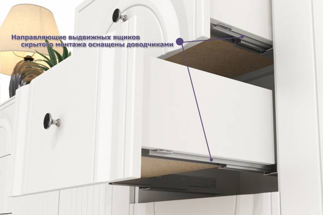 Два Комода Валенсия можно использовать как ТВ-тумбу цвет белый шагрень