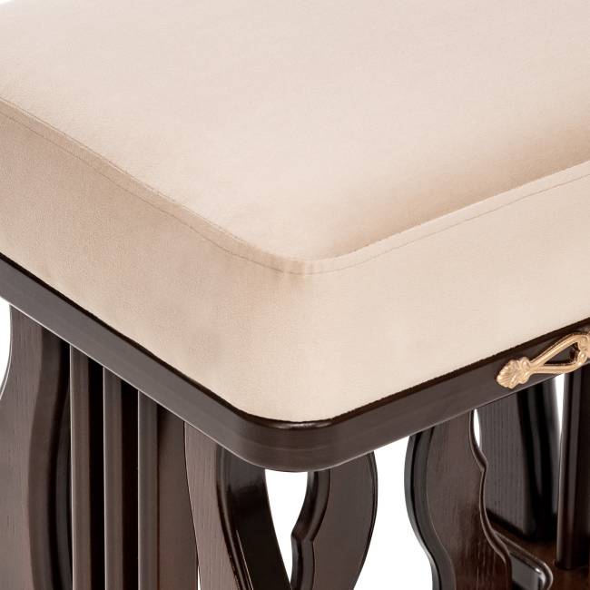 Банкетка Leset "Джульетта" Орех V18 бежевый