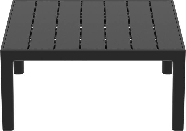 Комплект пластиковой мебели Portofino Lounge Corner черный, темно-серый Комплект пластиковой мебели Portofino Lounge Corner черный, темно-серый