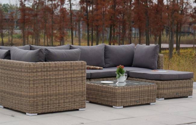 "Лунго" модуль диванный угловой с подушками, цвет соломенный "Лунго" модуль диванный угловой с подушками, цвет соломенный