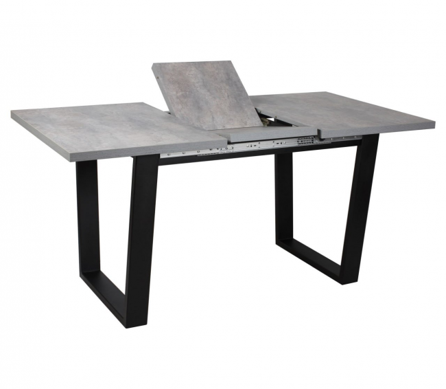 Стол обеденный раздвижной "ХАГЕН" , цемент