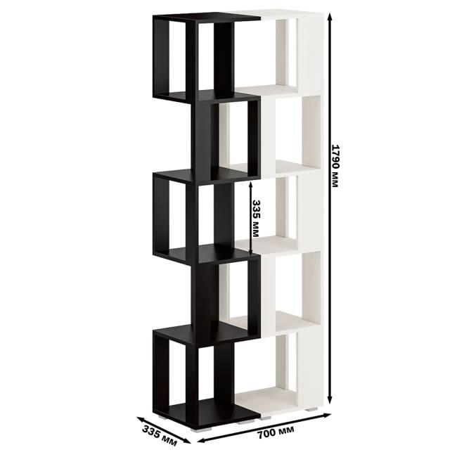 Комплект их 2-х стеллажей цвет венге/дуб лоредо