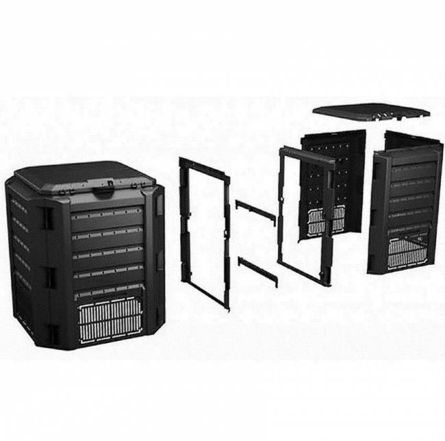 Компостер садовый 1200 л MODULE IKSM1200C черный Компостер садовый 1200 л MODULE IKSM1200C черный
