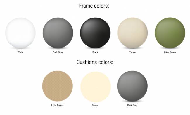 Комплект пластиковой мебели Portofino Lounge Corner бежевый, бежевый Комплект пластиковой мебели Portofino Lounge Corner бежевый, бежевый